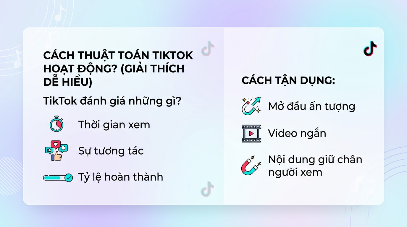 Thuật toán TikTok hoạt động như thế nào? (giải thích dễ hiểu)