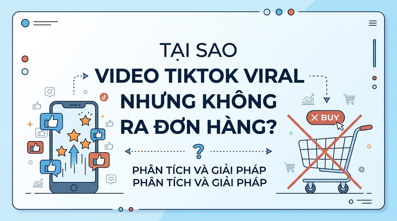 Vì sao video TikTok viral nhưng không ra đơn?